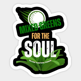 Golf Greens For The Soul Sticker